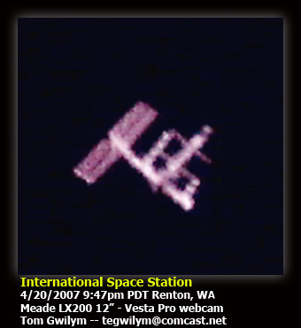 ISS  - April 20, 2007