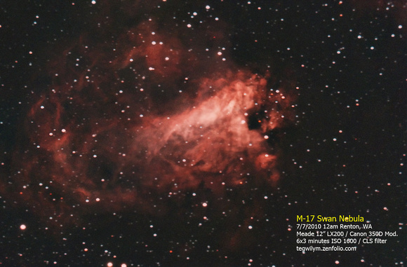 M-17 Swan Nebula